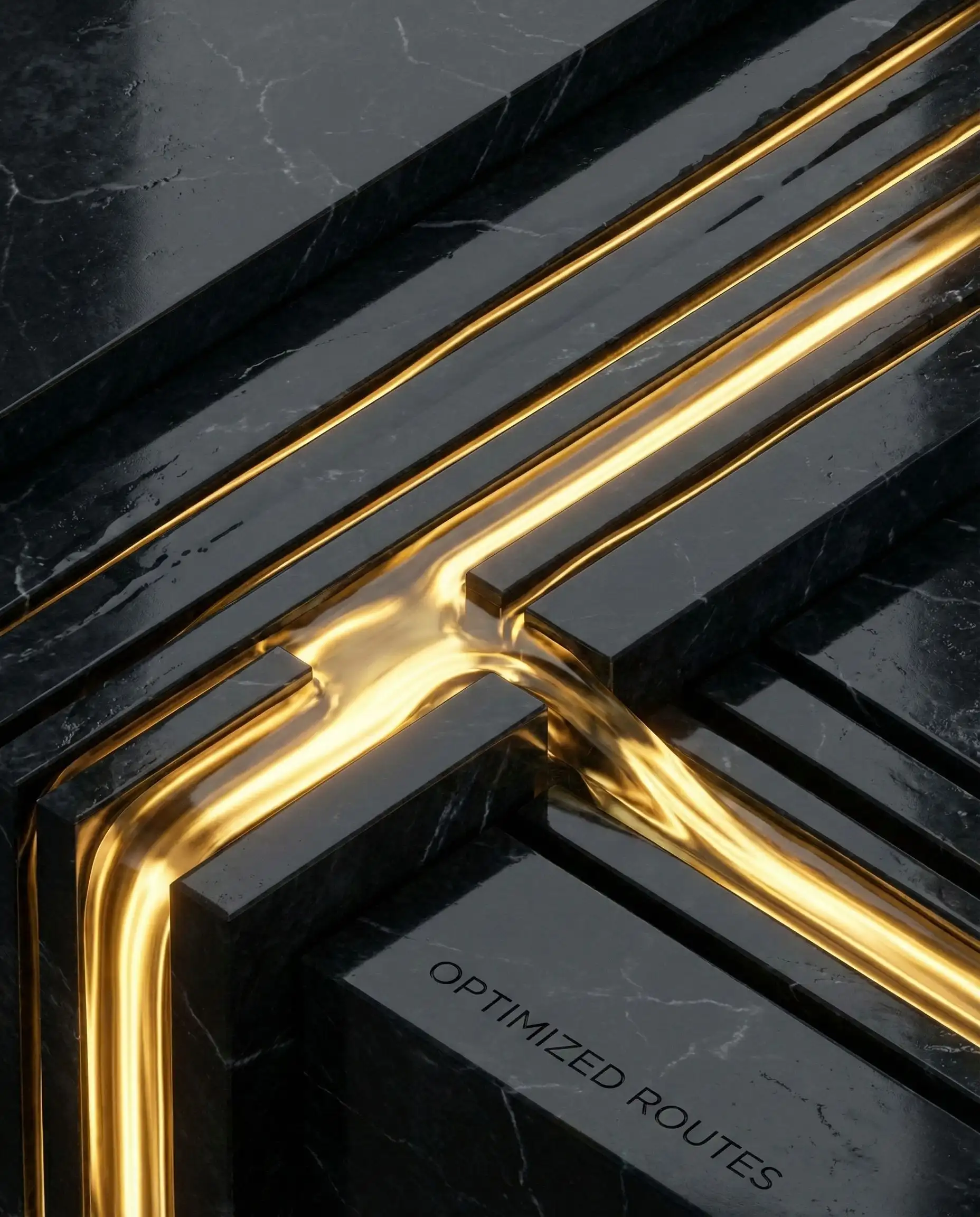 Flujos de transporte optimizados en tiempo real, simbolizando un incremento del 35% en eficiencia operativa logística y la eliminación del caos en la planificación de rutas.